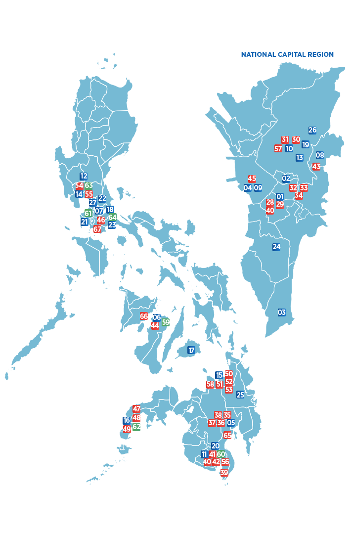 Partner Hospitals Map Image